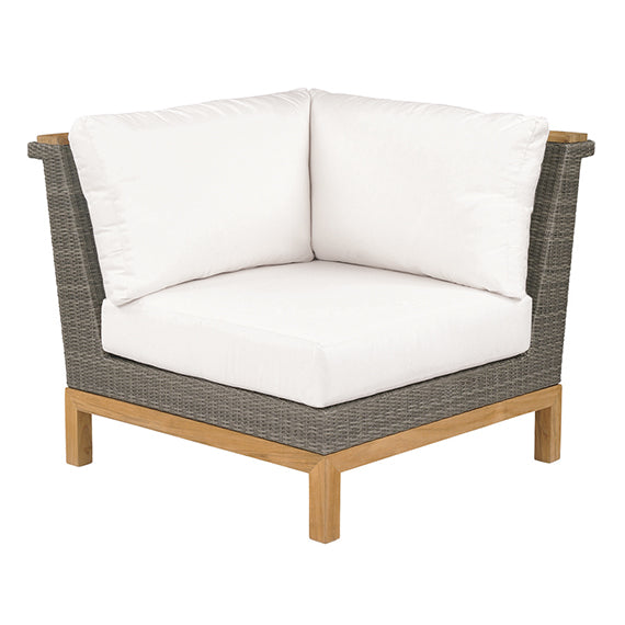 Kingsley Bate Azores Deep Seating Sectional Set Granite / Ocean / Azores Sectional - Corner Chair & Left / Right